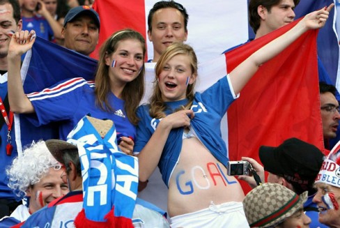 Hot Polish girls support their country at the opening game of EURO 2012