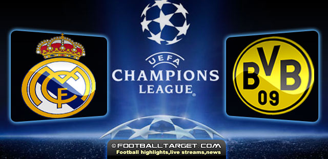 "Real Madrid vs Borussia Dortmund " "Real Madrid vs Borussia Dortmund Champions league"