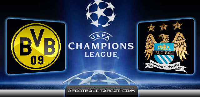 "Borussia Dortmund vs Manchester City " "Borussia Dortmund vs Man City Champions league "
