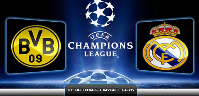 "Borussia Dortmund v Real Madrid Champions league"