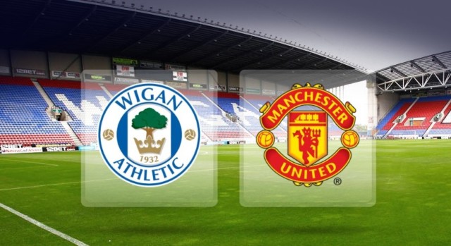 "wigan vs Manchester united"