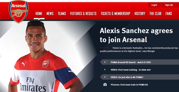 alexis sanchez arsenal