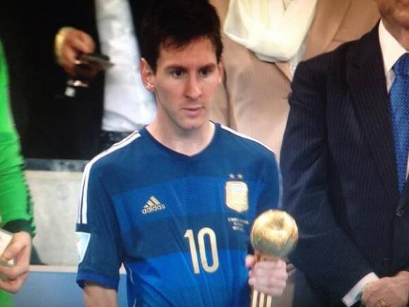 messi wins golden ball