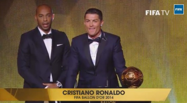 ronaldo winner ballon dor