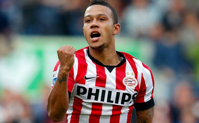 Mephis Depay psv manchester united